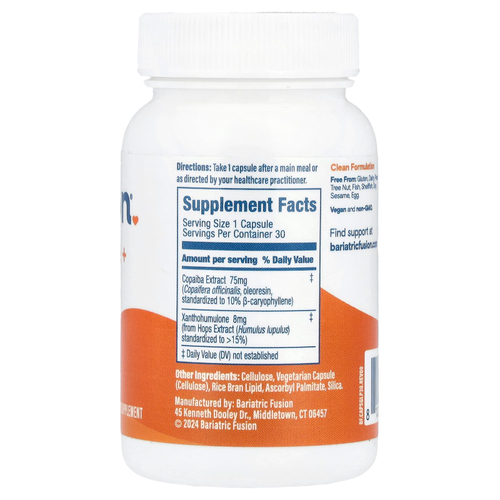 Bariatric Fusion, GLP-One + с экстрактом хмеля, 30 капсул