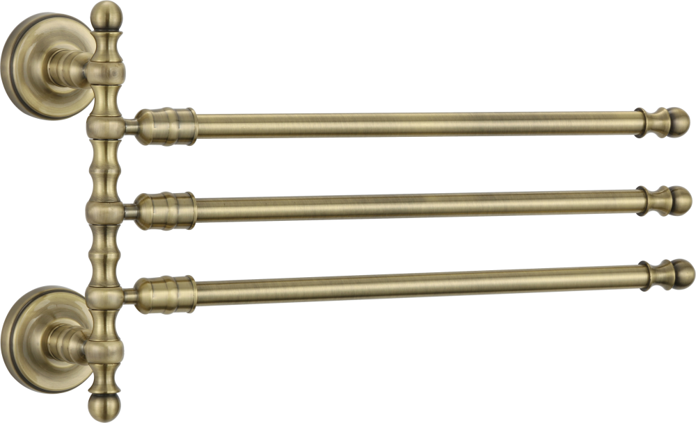 31013-D П/держатель поворот. 3-ной (БРОНЗА) GANZER  (10/1шт)