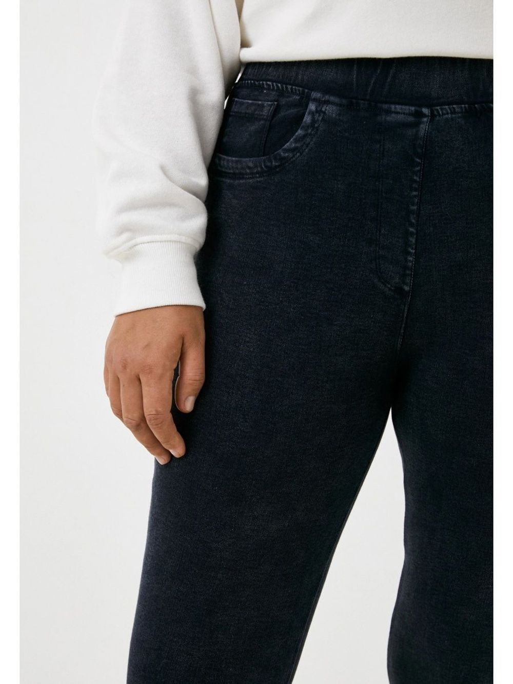 Джеггинсы утепленные больших размеров