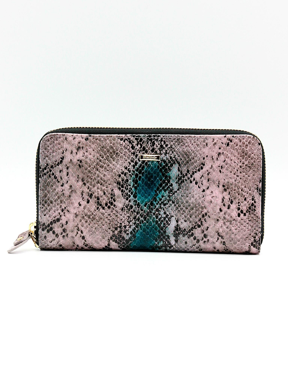 Стильный бежевый женский кошелёк из натуральной кожи Dublecity DC228-26C в подарочной коробке