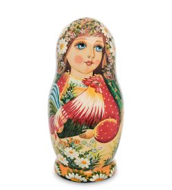 Народные промыслы МР-16/ 6-B Матрешка 5м «Мария с петухом»