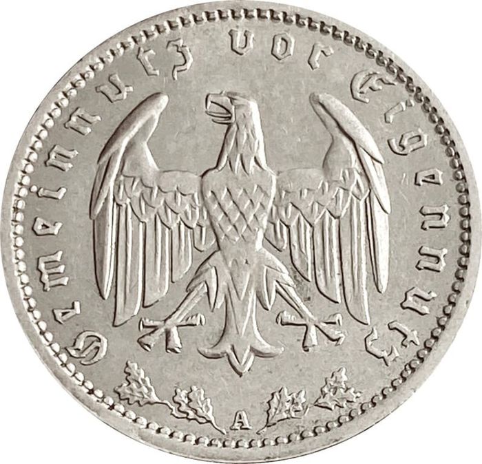 1 рейхсмарка 1937 Германия "А" (Третий рейх)