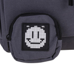 Рюкзак молодежный "Smile" 43,5*30,14см, чёрный, с кошельком