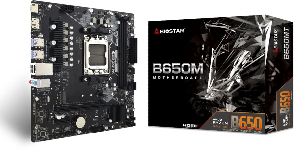 Материнская плата mATX Biostar B650MT