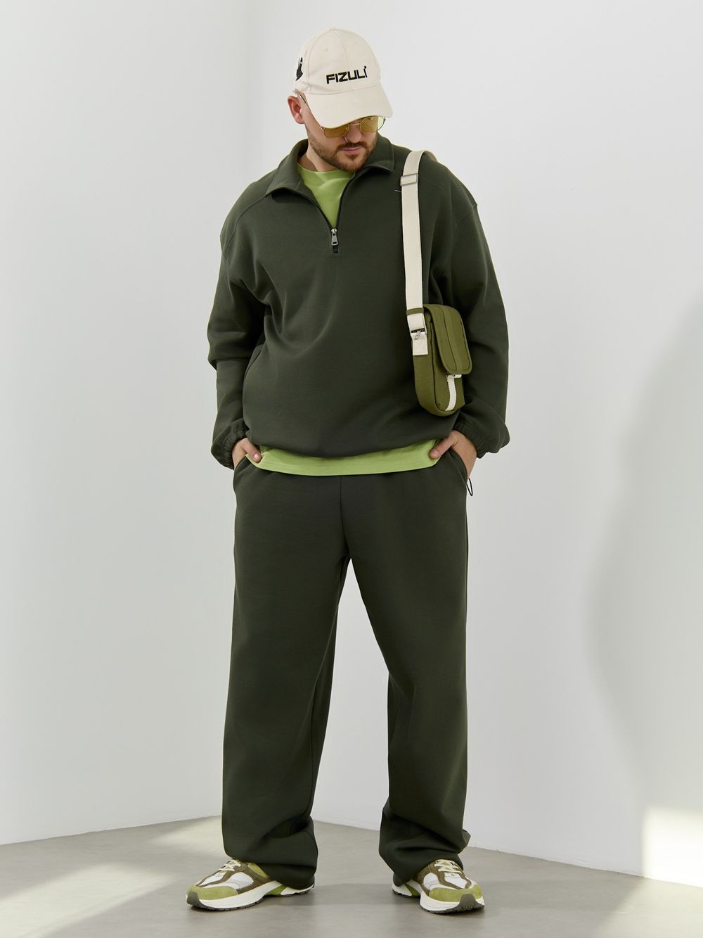 Толстовка мужская Интер-1 Виотекс ХАКИ