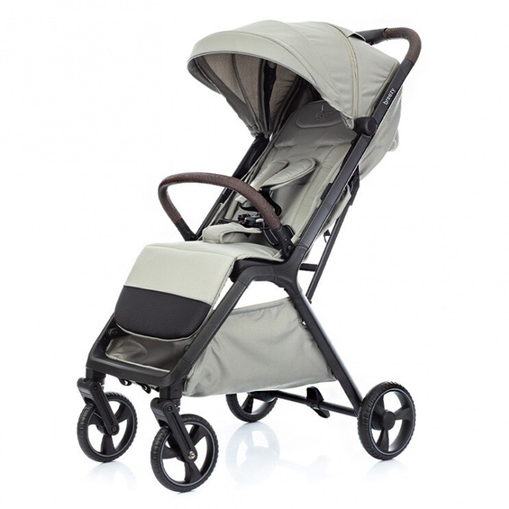 Прогулочная коляска Kidzi Breezy + накидка на ножки Beige