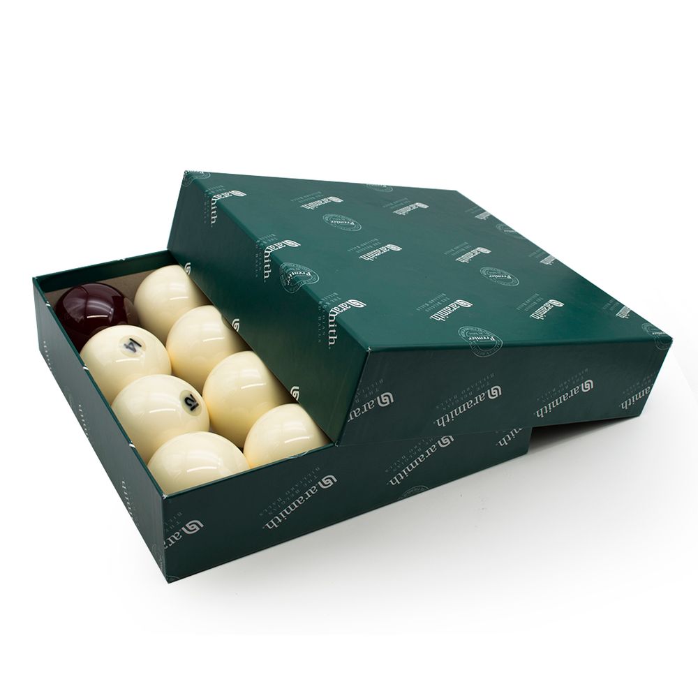 Комплект бильярдных шаров 68 мм "Aramith Premier", красный биток