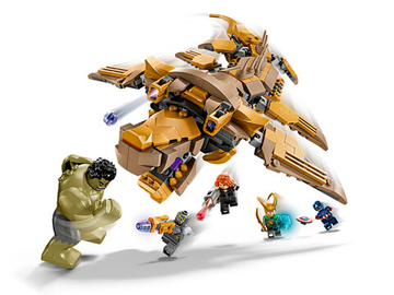 Конструктор Лего Марвел Мстители против «воздушного кита» | LEGO Marvel Avengers vs the Leviathan 76290 347 деталей (7+)