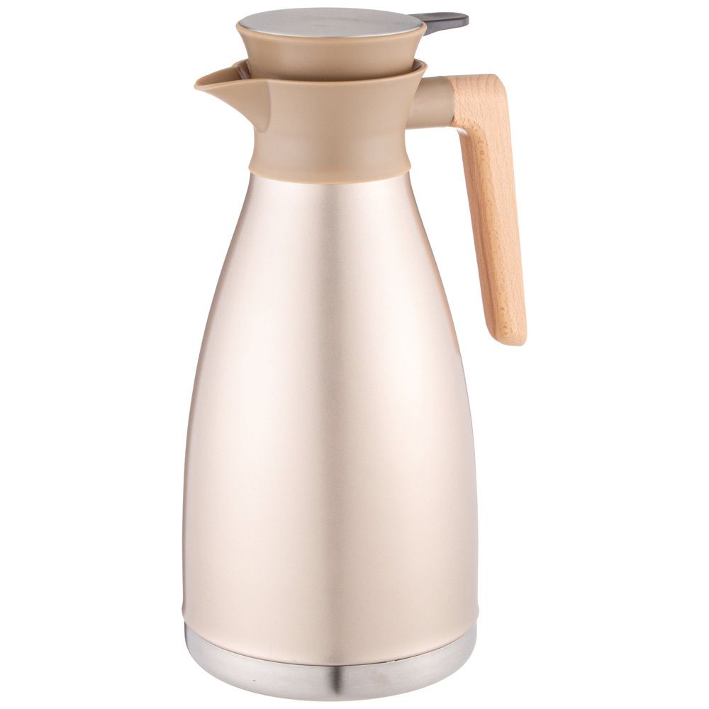 ВАКУУМНЫЙ КУВШИН (ТЕРМОС) AGNESS ИЗ НЕРЖ.СТАЛИ 2,0Л ЦВЕТ БРОНЗОВЫЙ