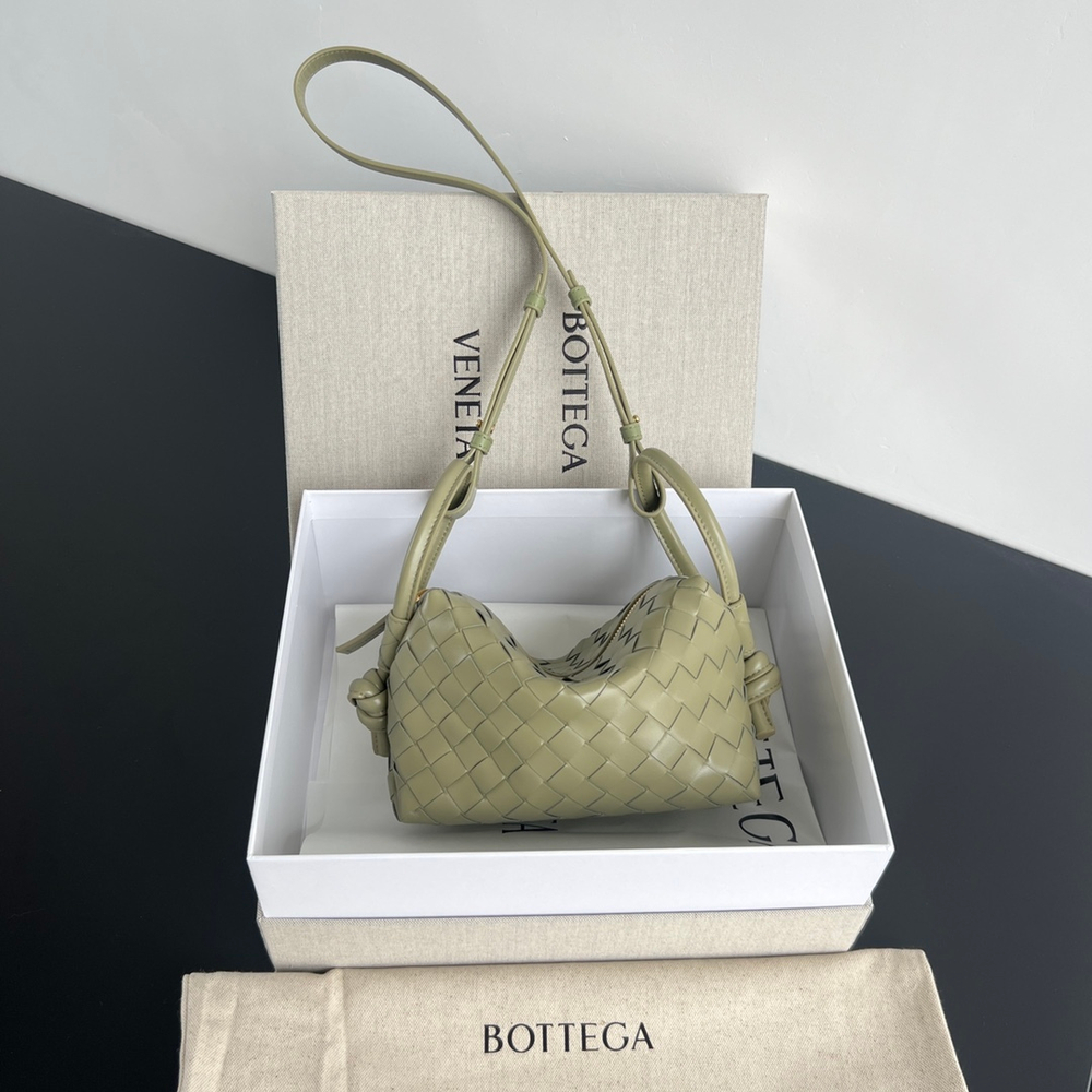Bottega Veneta Small Loop Cross Body Bag 19 cm