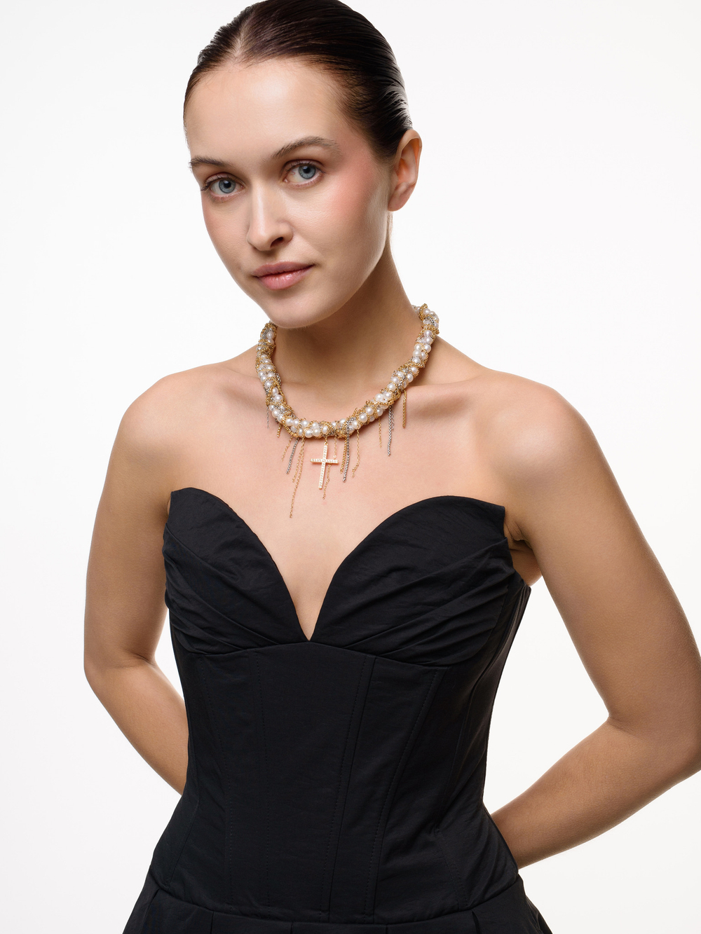 Колье "Pearl Magic" Mini из жемчуга Bicolor