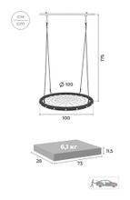 ROMANA Качели-гнездо сетка 100см