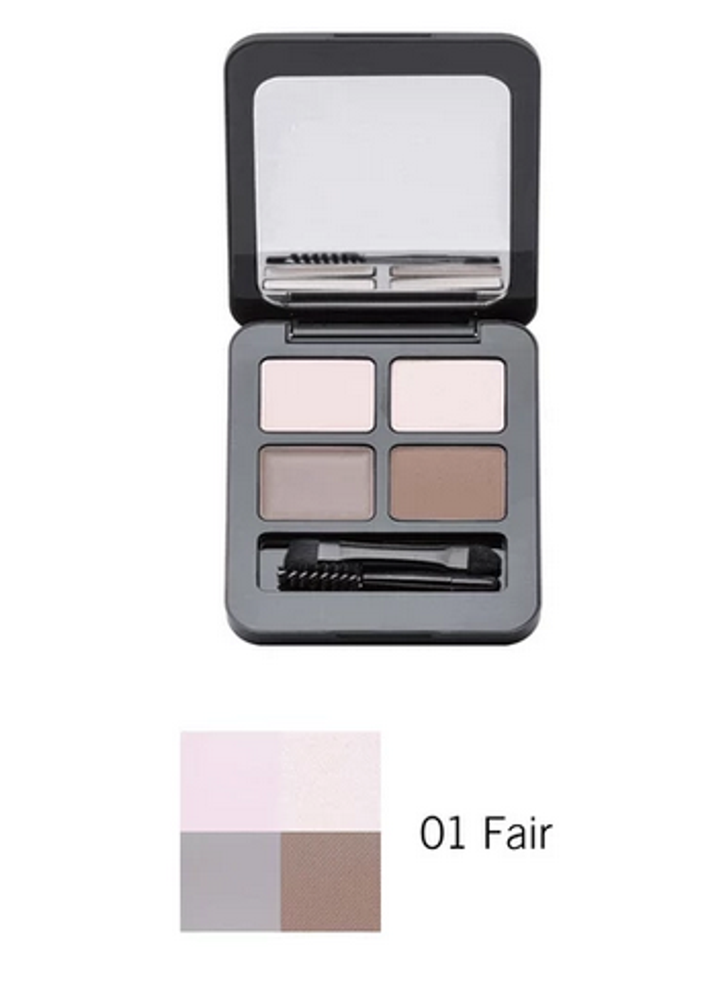 *Note Набор теней и аксессуаров для коррекции бровей, тон №01