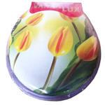 Мягкая крышка-сиденье для унитаза "VANNA LUX" цвет фиолетовый, рисунок в ассортименте