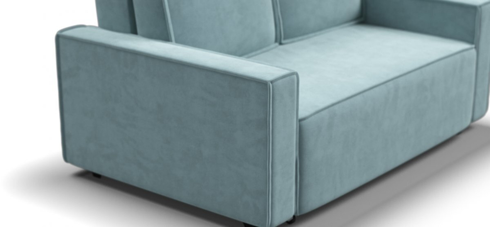 Диван Норд двухместный Велюр Монолит аква