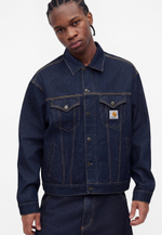 Carhartt WIP HELSTON - Джинсовая куртка - Синий