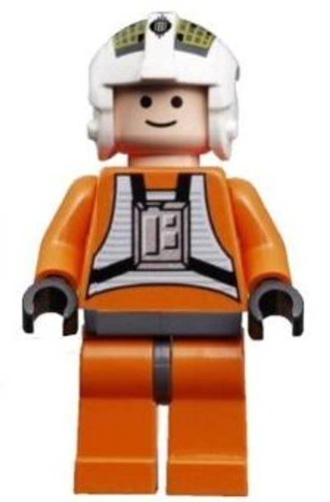 Минифигурка LEGO sw0094 Пилот-повстанец Y-wing&#39;а (С МАГНИТАМИ В НОГАХ)