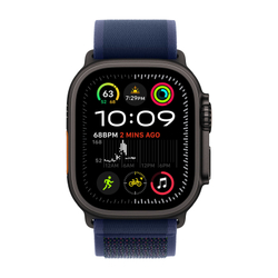 Apple Watch Ultra 2 GPS + Cellular (2024), 49 мм, корпус из черного титана, ремешок Loop Синего цвета