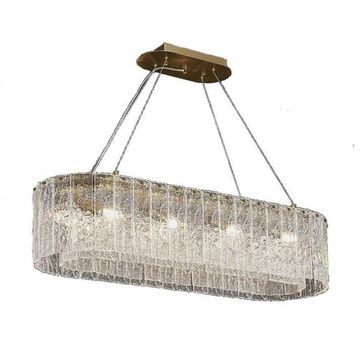 Подвесная люстра 12*E14 10820/90 brass oval латунь BEATRICE Newport