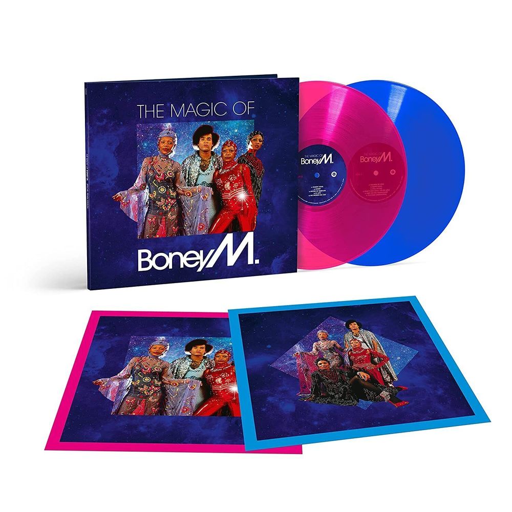 BONEY M. The Magic of Boney M. (Magenta & Blue Transparent) (2 LP). БОНИ М - Лучшее