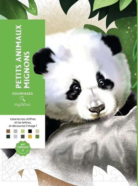 Раскраска по номерам Coloriages mysteres Disney Petits animaux - загадочные зверушки / 9782019458164