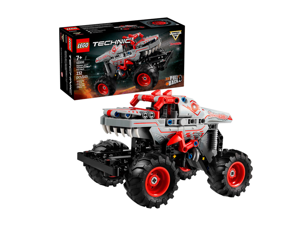 LEGO Technic 42200 MONSTER JAM THUNDERROARUS — мощный внедорожный монстр-трак