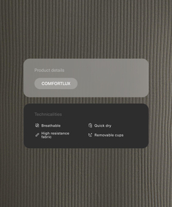 Oysho Топ Comfortlux Rib без рукавов, зеленый