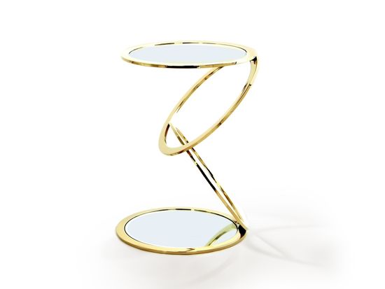 Столик приставной Aros Ø45 золотой