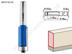 ЗУБР 9.5x25мм, хвостовик 8мм, фреза кромочная с нижним подшипником