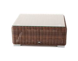 "Лунго" журнальный столик плетеный, цвет коричневый