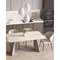 Стол обеденный Eliora 160-240*90 см серая керамика