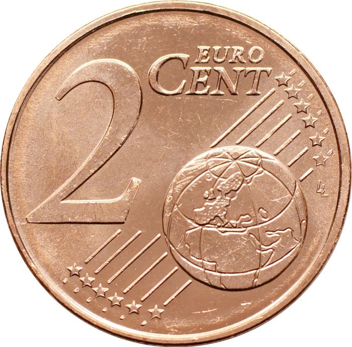 2 евроцента 2017 Кипр (2 euro cent)