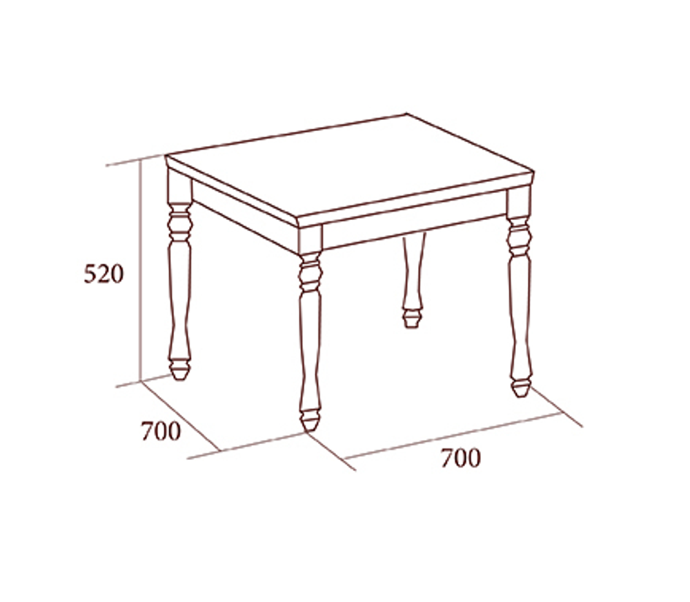 ЛОРЕНЦО Стол журнальный 700 (Дуб Сторсанд)