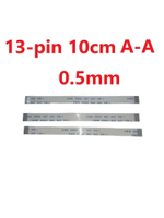 Шлейф FFC 13-pin Шаг 0.5mm Длина 10cm Прямой A-A AWM 20624 80C 60V VW-1