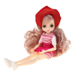 Кукла тип модница на шарнирах с аксесс. коробка PS2106-2