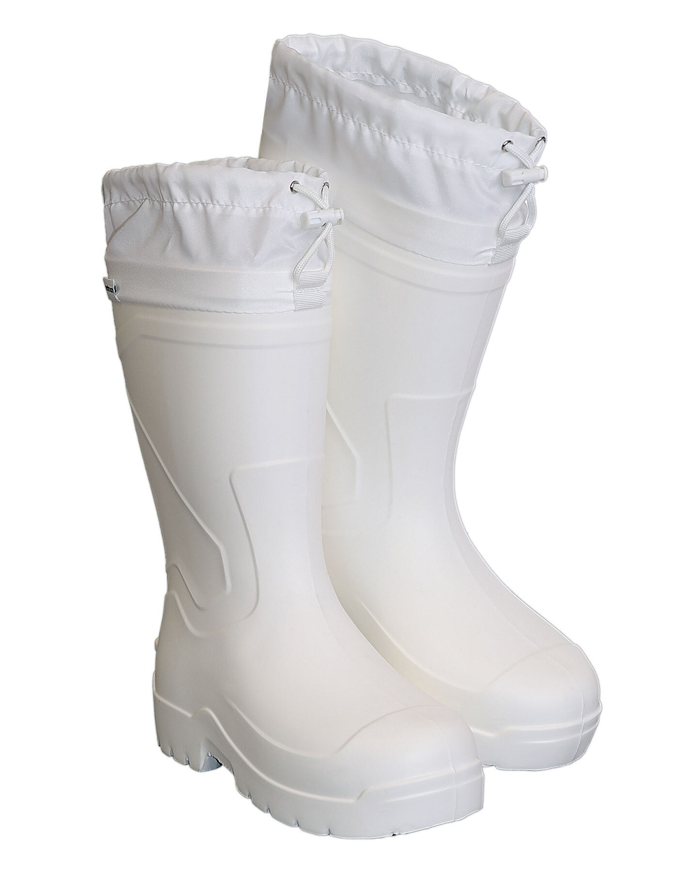 Сапоги из ЭВА с манжетой, МБС КЩС, утепленные, белые (5-1024-W03)
