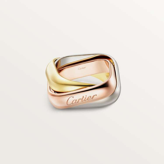 Cartier Trinity ring cushion-shaped large model