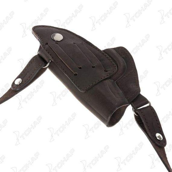 Кобура опер. под ПМ гориз. на резинке коричневая (HS-ОК-2/2br) Helios