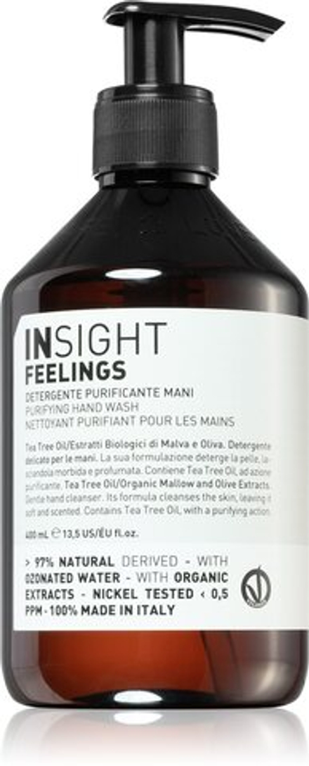 INSIGHT Feelings - очищающее жидкое мыло для рук /   400  ml  / GTIN 8029352356803