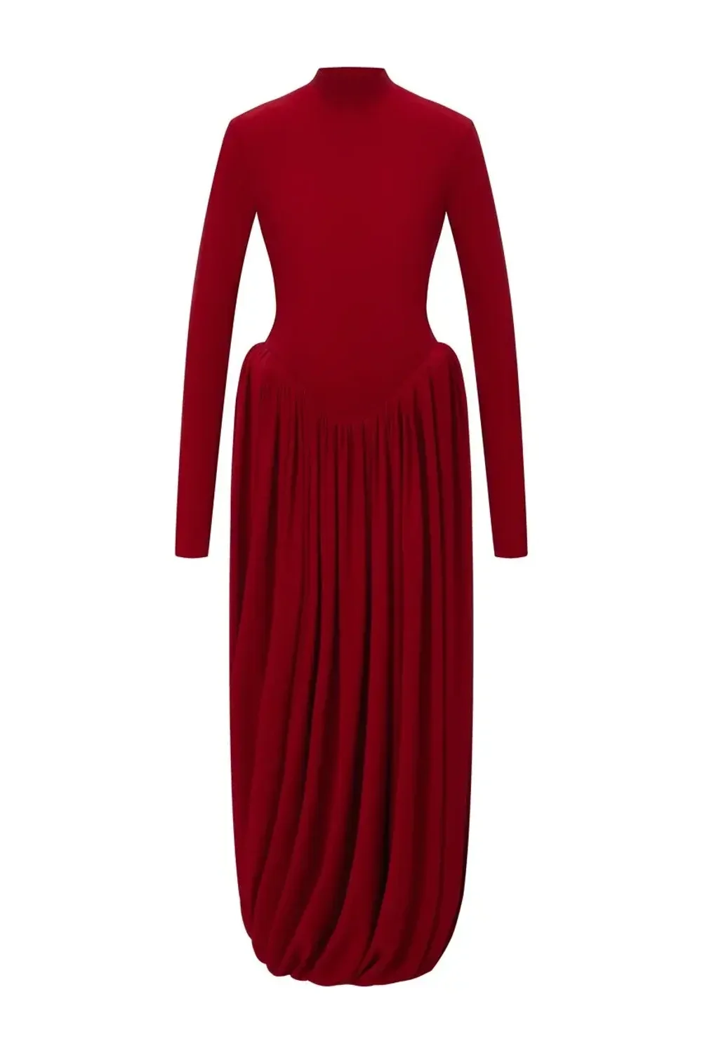 Платье с буфами