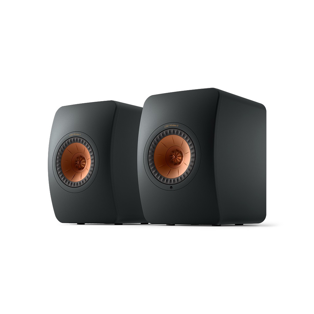 KEF LS50 Wireless II Carbon Black активная полочная акустическая система (пара)