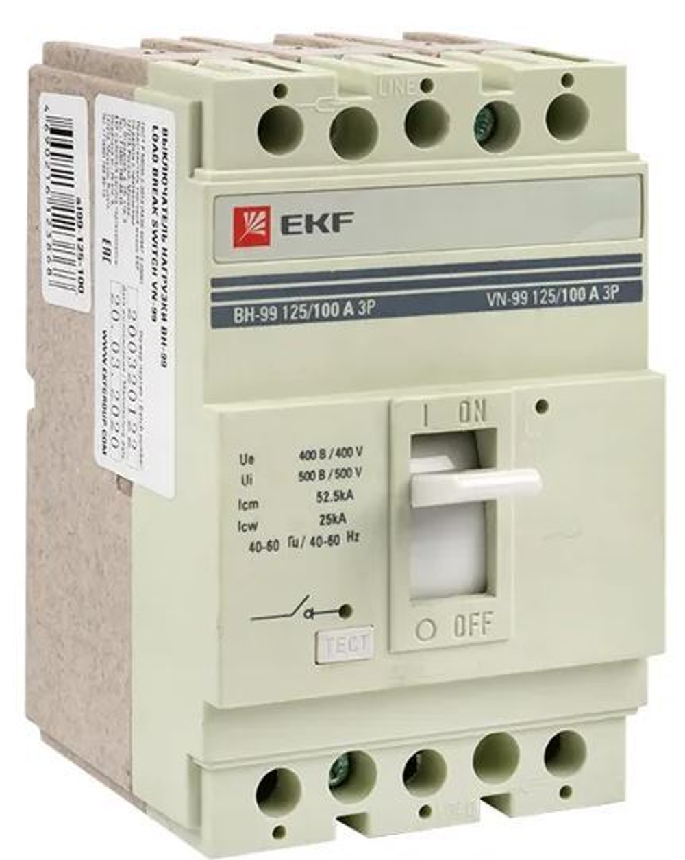 Рубильник  EKF sl99-125-100