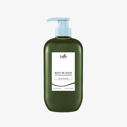 LA'DOR Шампунь для восстановления корней волос с экстрактом центеллы азиатской и маслом чайного дерева Root Re-boot Activating Shampoo Cica & Tea Tree (800 мл)