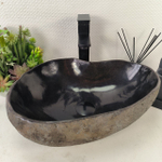 Раковина из речного камня RS-65081 44*34*15 0861