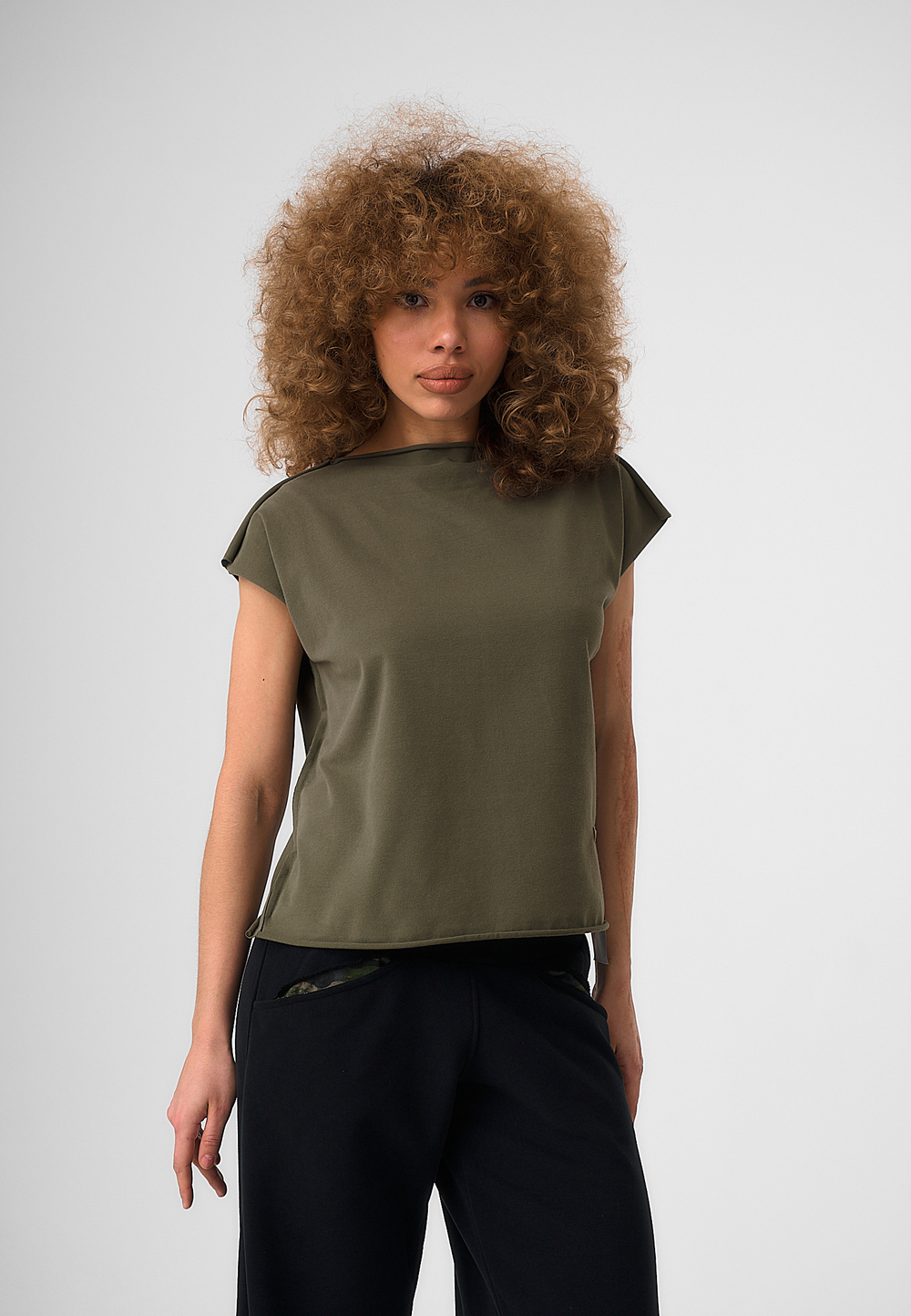 Футболка Квадрат Хаки