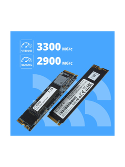 CBR SSD-001TB-M.2-BS24b, Внутренний SSD-накопитель, серия "Base", 1024 GB, 1TB, M.2 2280, PCIe 3.0 x4, NVMe 1.3, 3D TLC NAND, R/W speed up to 3300/2900 MB/s, TBW (TB) 500, OEM
