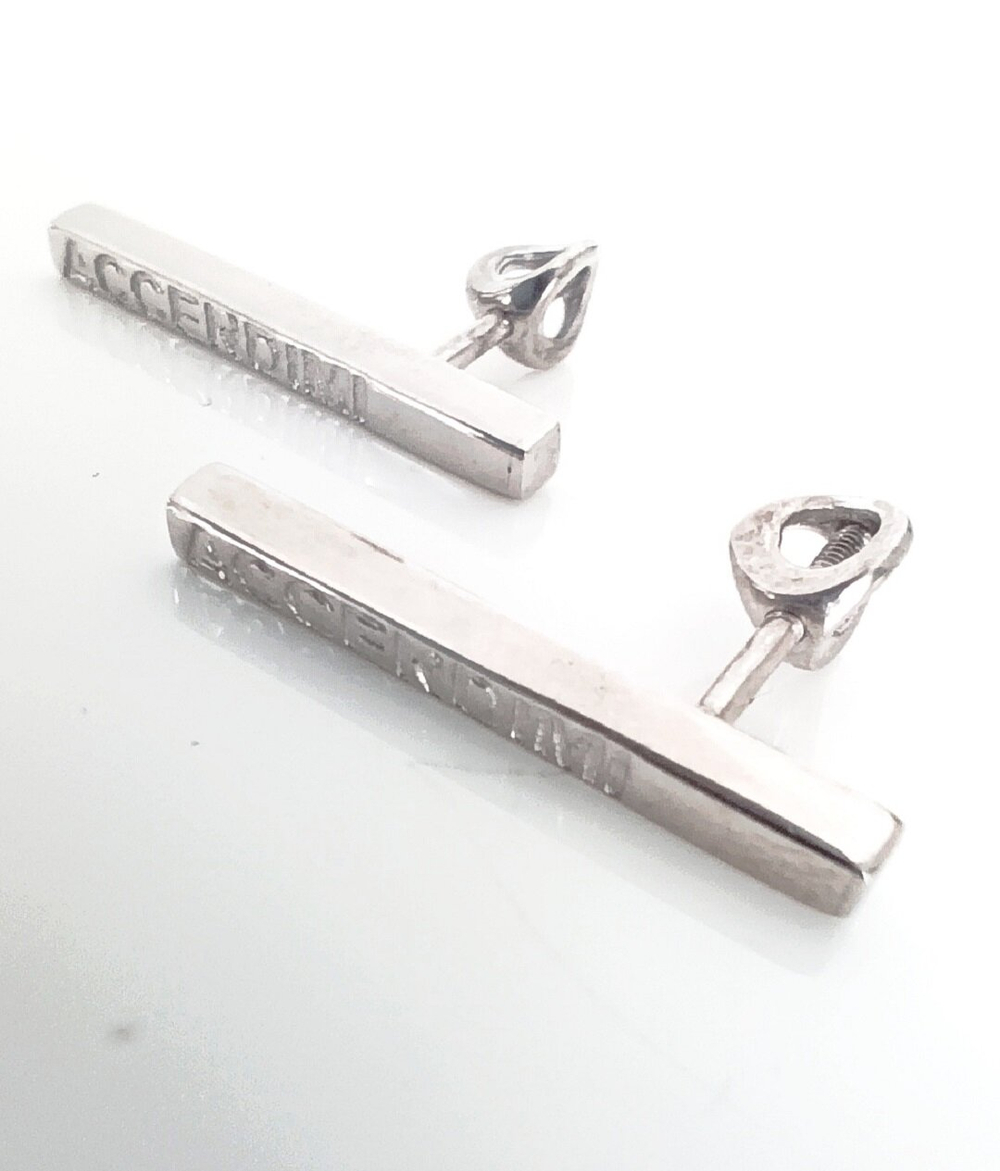 Серьги-пусеты Эстерелла, серебро 925 пробы, родированные/Ф