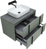 Тумба с раковиной Allen Brau Reality 1.32005.CGM 80 cement grey matt