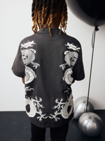 Рубашка с коротким рукавом для мальчика Next 136-484, Черный