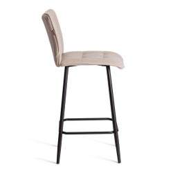 Полубарный стул  Bari/Бари велюр, бежевый, 7, 42х55х99 см